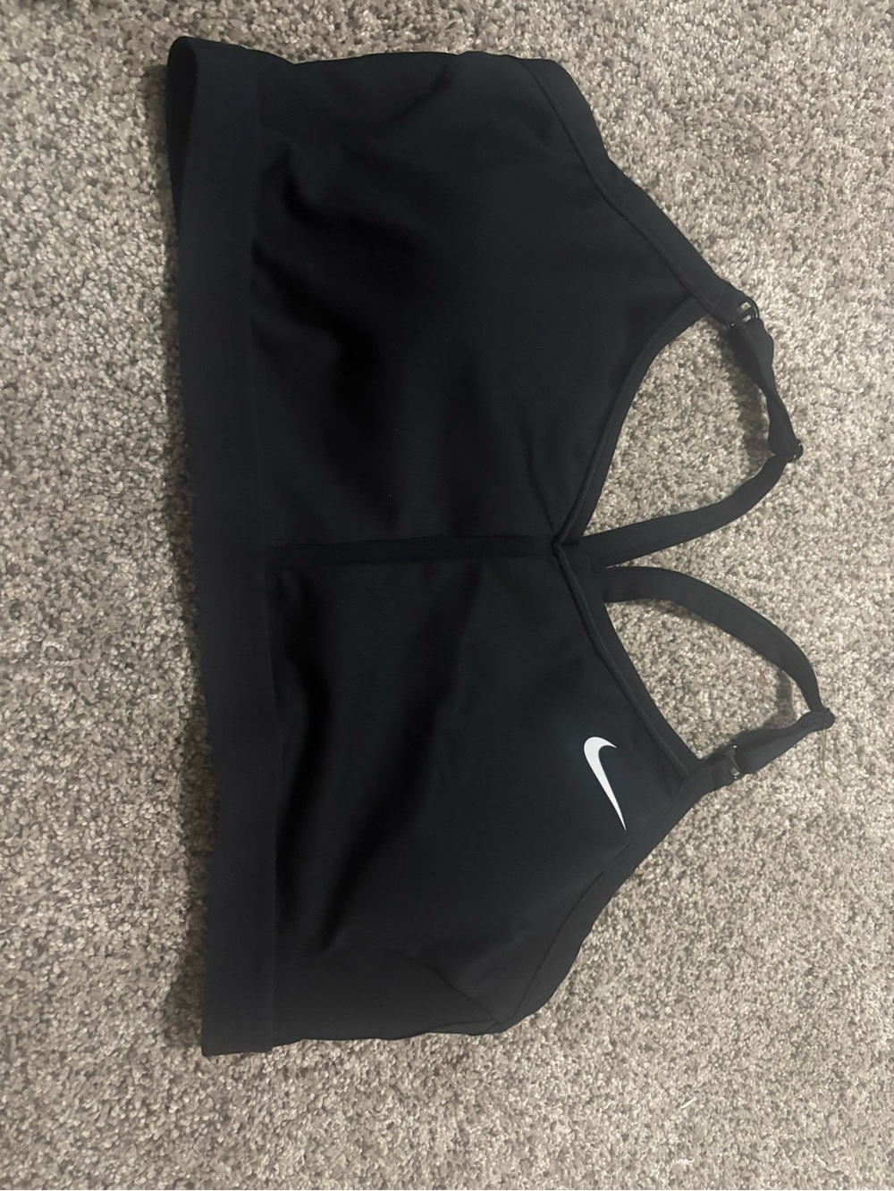 Nike Women's Plus Size Black Sports Bra
